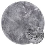 Kusový koberec Cosy 106110 Silver kruh z kolekce Elle - 200x200 (průměr) kruh cm