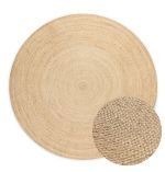 Kusový koberec Jute Braided 106007 Ivory - 140x140 (průměr) kruh cm