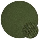 Kusový koberec Braided 105554 Green kruh – na ven i na doma - 200x200 (průměr) kruh cm