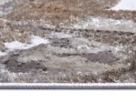 Kusový koberec Shine 105922 Floral White Grey Brown - 67x120 cm