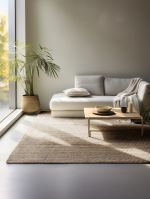Kusový koberec Bouclé Jute 105975 Grey Brown - 60x90 cm