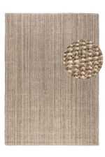 Kusový koberec Bouclé Jute 105975 Grey Brown - 60x90 cm