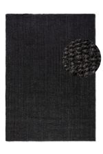 Kusový koberec Bouclé Jute 105976 Black - 120x170 cm