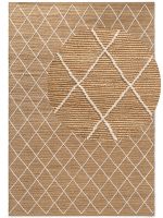 Kusový koberec Kunu 106208 Natural Gold White - 80x150 cm