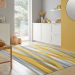 Kusový koberec Match Isabella Stripe Grey/Ochre - 170x240 cm