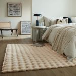Kusový koberec Waffle Faux Fur Ivory - 160x230 cm