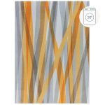 Kusový koberec Match Isabella Stripe Grey/Ochre - 170x240 cm