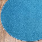 Kusový koberec Eton tyrkys kruh - 400x400 (průměr) kruh cm