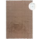 Kusový koberec Waffle Faux Fur Taupe - 160x230 cm
