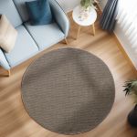 Kusový koberec Loom 4300 Brown kruh - 200x200 cm