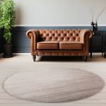 Kusový koberec Sky 5400 Beige kruh - 120x120 cm