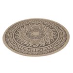 Kusový koberec Comilla 887 Black kruh - 80x80 cm