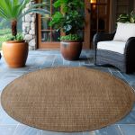 Kusový koberec Giza 1410 Brown kruh - 200x200 cm