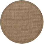 Kusový koberec Giza 1410 Brown kruh - 200x200 cm