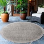 Kusový koberec Giza 1410 Grey kruh - 120x120 cm