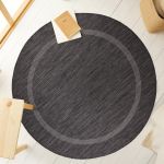 Kusový koberec Relax 4311 Black kruh - 160x160 cm