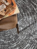 Kusový koberec Gloria Cavallo Creme Grey kruh - 160x160 cm