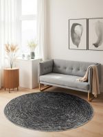 Kusový koberec Gloria Cavallo Grey kruh - 120x120 cm
