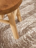 Kusový koberec Gloria Cavallo Creme Beige kruh - 120x120 cm