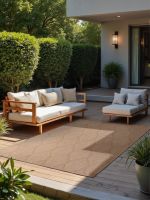 Kusový koberec Duet Liora Beige/White - na ven i na doma - 200x290 cm