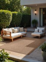 Kusový koberec Duet Kona Beige/White - na ven i na doma - 200x290 cm