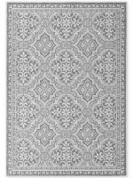 Kusový koberec Duet Rosel White/Gray - na ven i na doma - 120x170 cm