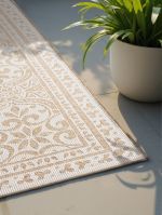 Kusový koberec Duet Rosel Beige/White - na ven i na doma - 200x290 cm