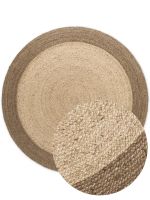 Kusový koberec Jutta Natur Ivory/Grey/Beige kruh - 100x100 cm