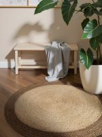 Kusový koberec Jutta Natur Ivory/Grey/Beige kruh - 100x100 cm