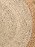Kusový koberec Jutta Natur Ivory/Gold kruh - 100x100 cm