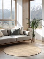 Kusový koberec Jaipur Ivory/White kruh - 200x200 cm