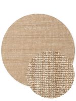 Kusový koberec Jaipur Natur/Gold kruh - 200x200 cm