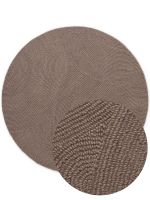 Kusový koberec Eleni Taupe kruh - 120x120 (průměr) kruh cm