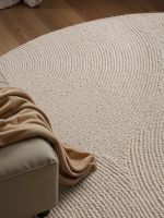 Kusový koberec Eleni Natur Weiß kruh - 150x150 (průměr) kruh cm