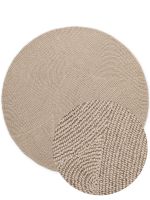 Kusový koberec Eleni Hellbeige kruh - 150x150 (průměr) kruh cm