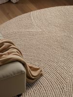 Kusový koberec Eleni Hellbeige kruh - 150x150 (průměr) kruh cm