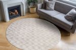 Kusový koberec Diamond Cut 800 Grey kruh - 200x200 cm