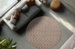 Kusový koberec Diamond Cut 800 Taupe kruh - 200x200 cm