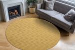 Kusový koberec Diamond Cut 800 Honey kruh - 120x120 cm
