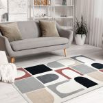 Kusový koberec Fusion 0213 white/dark pink - 200x290 cm