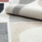 Kusový koberec Fusion 0213 white/dark pink - 200x290 cm