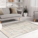 Kusový koberec Fusion 0806 cream/l. grey - 140x190 cm