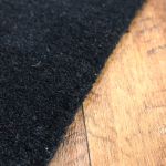 Ručně všívaný kusový koberec Asra wool černá - 60x110 cm