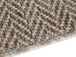 Kusový koberec Brave 103615 natural Brown z kolekce Elle – na ven i na doma - 80x150 cm
