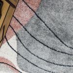 Kusový koberec Fusion 5868 white/dark pink - 120x170 cm