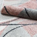 Kusový koberec Fusion 5868 white/dark pink - 120x170 cm