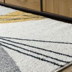 Kusový koberec Fusion 5868 white/yellow - 140x190 cm