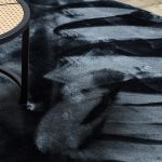 Kusový koberec Visco Rabbit Black 5 kruh - 200x200 (průměr) kruh cm