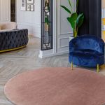 Kusový koberec Visco Rabbit Pink 8 kruh - 160x160 (průměr) kruh cm