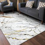 Kusový koberec Allure 1963 white/gold - 280x370 cm
